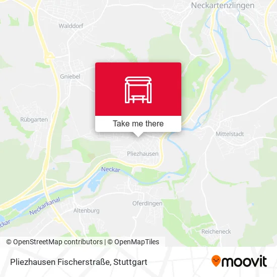 Карта Pliezhausen Fischerstraße