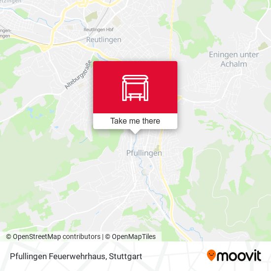 Pfullingen Feuerwehrhaus map