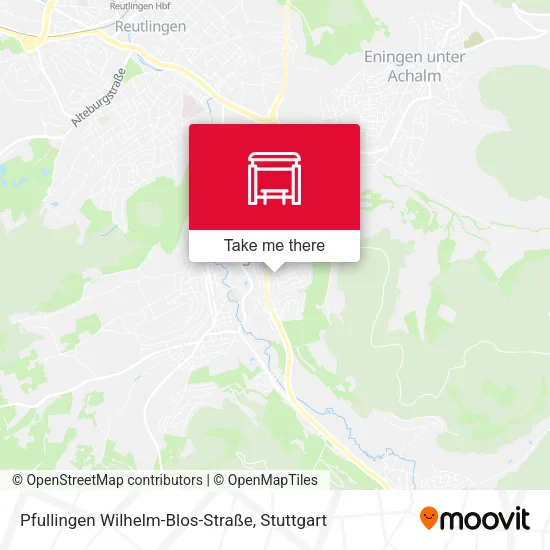 Карта Pfullingen Wilhelm-Blos-Straße