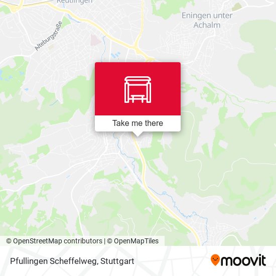 Pfullingen Scheffelweg map