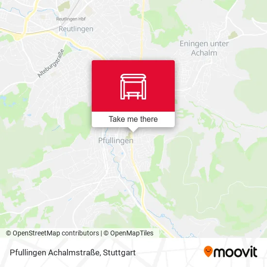 Карта Pfullingen Achalmstraße