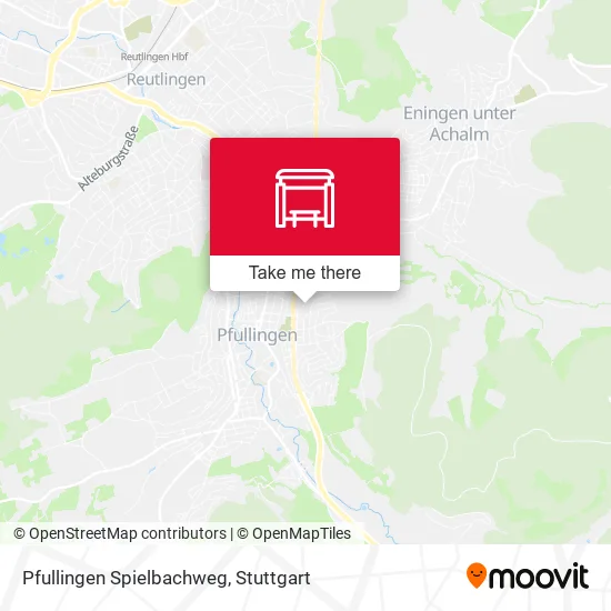 Карта Pfullingen Spielbachweg