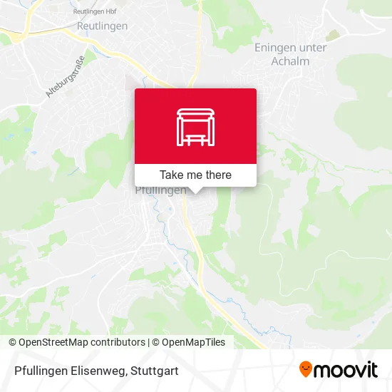 Карта Pfullingen Elisenweg