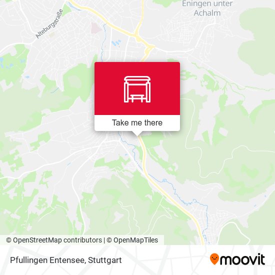 Карта Pfullingen Entensee