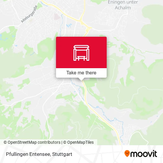 Карта Pfullingen Entensee