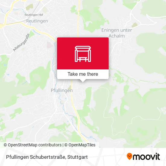 Карта Pfullingen Schubertstraße