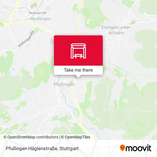 Карта Pfullingen Häglenstraße