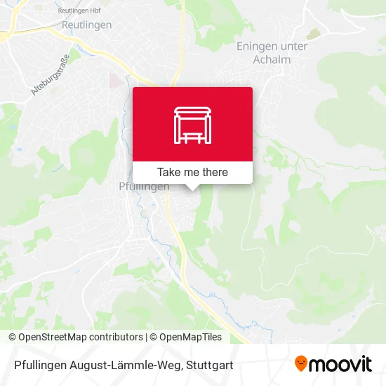 Карта Pfullingen August-Lämmle-Weg