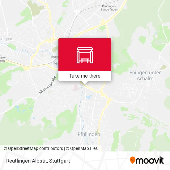 Карта Reutlingen Albstr.