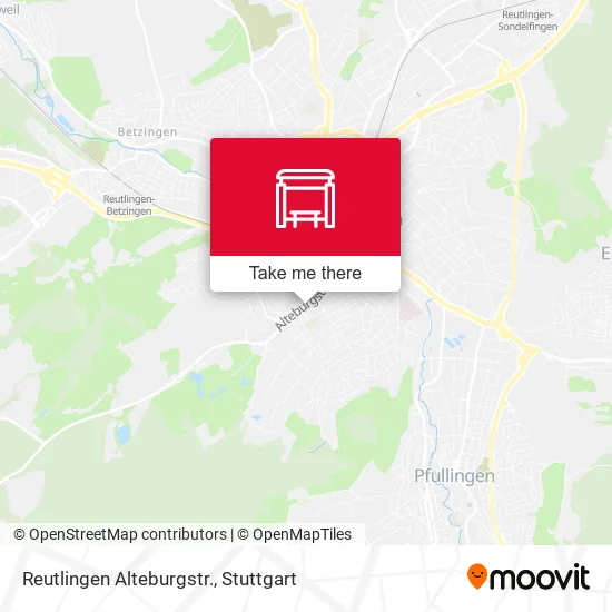 Карта Reutlingen Alteburgstr.