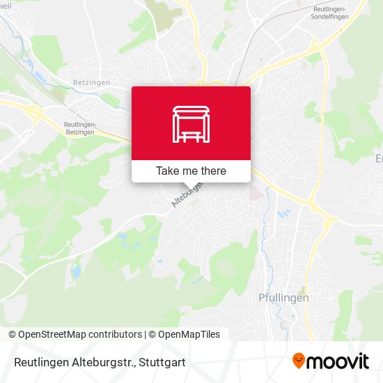 Reutlingen Alteburgstr. map