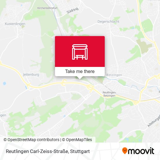 Reutlingen Carl-Zeiss-Straße map