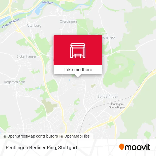 Карта Reutlingen Berliner Ring