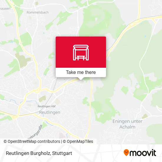 Карта Reutlingen Burgholz