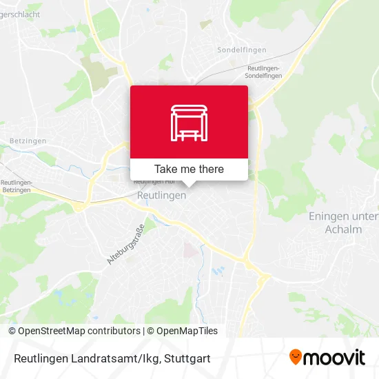 Карта Reutlingen Landratsamt/Ikg