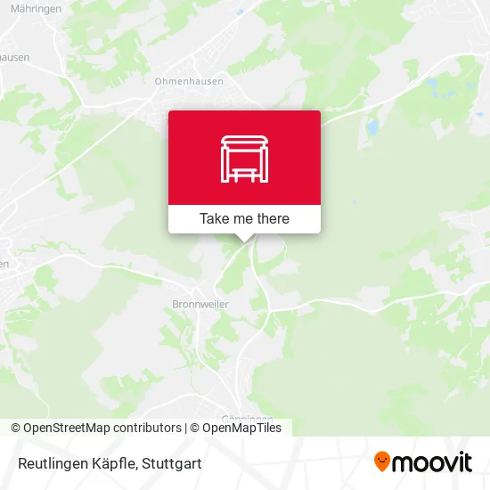 Карта Reutlingen Käpfle