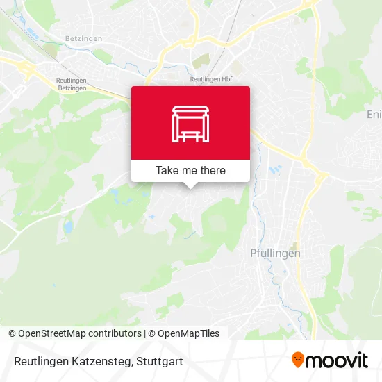 Карта Reutlingen Katzensteg