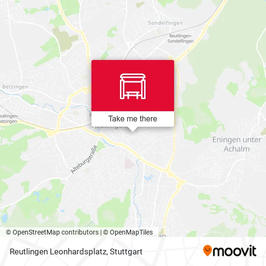 Карта Reutlingen Leonhardsplatz