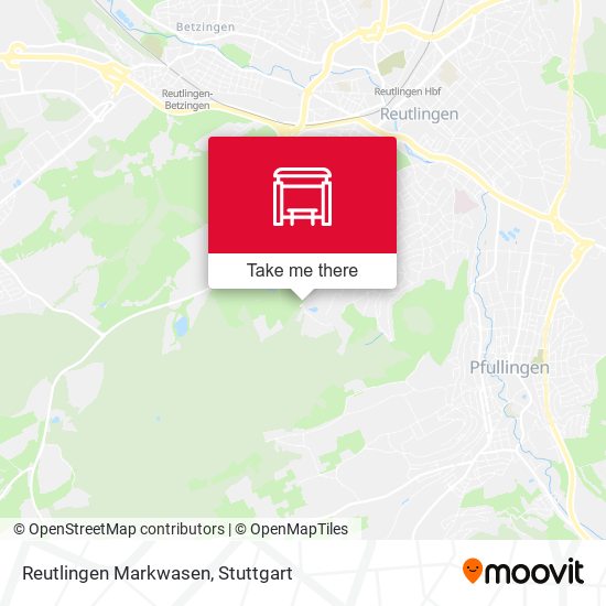 Reutlingen Markwasen map