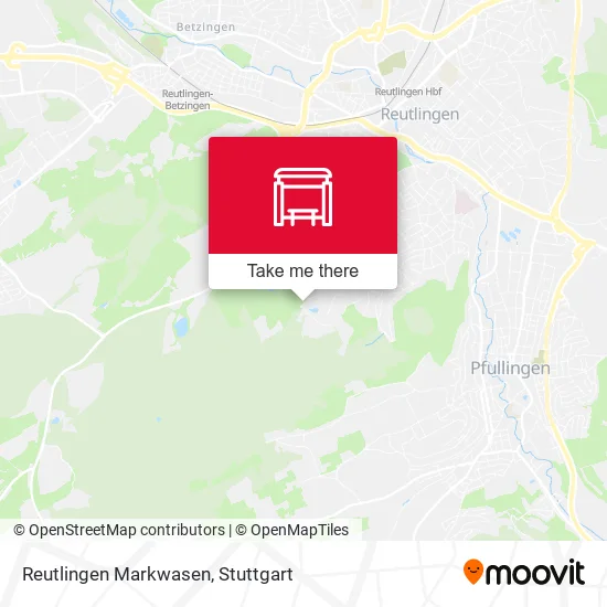 Карта Reutlingen Markwasen