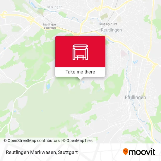 Карта Reutlingen Markwasen