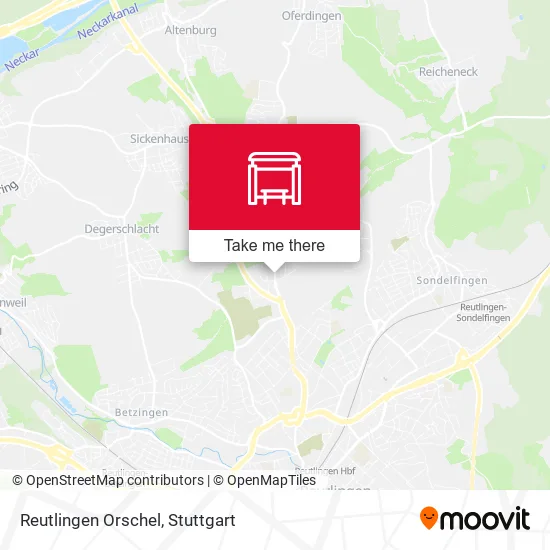 Карта Reutlingen Orschel