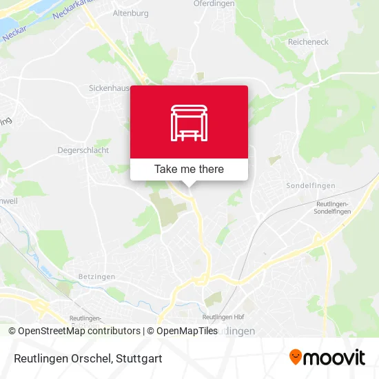 Карта Reutlingen Orschel