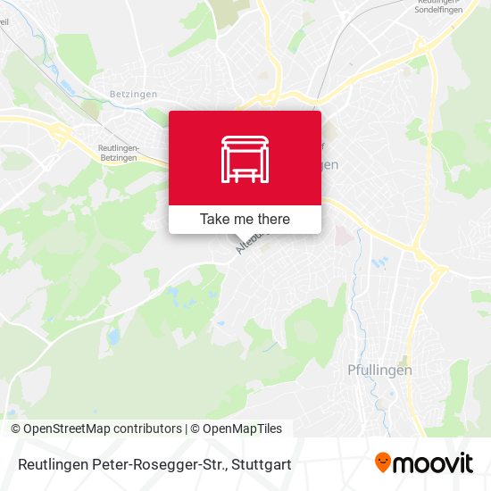 Карта Reutlingen Peter-Rosegger-Str.