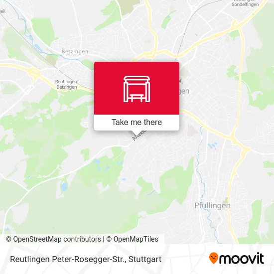 Карта Reutlingen Peter-Rosegger-Str.