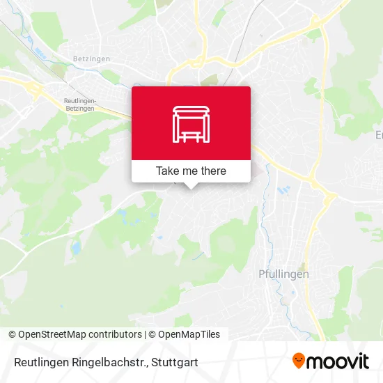 Карта Reutlingen Ringelbachstr.