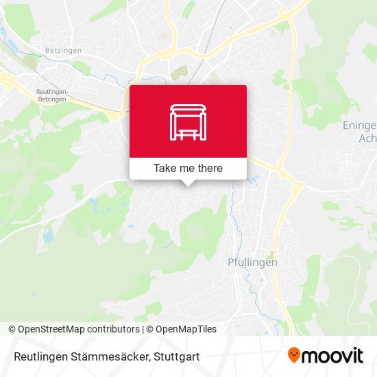 Reutlingen Stämmesäcker map
