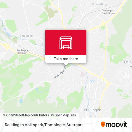 Reutlingen Volkspark/Pomologie map