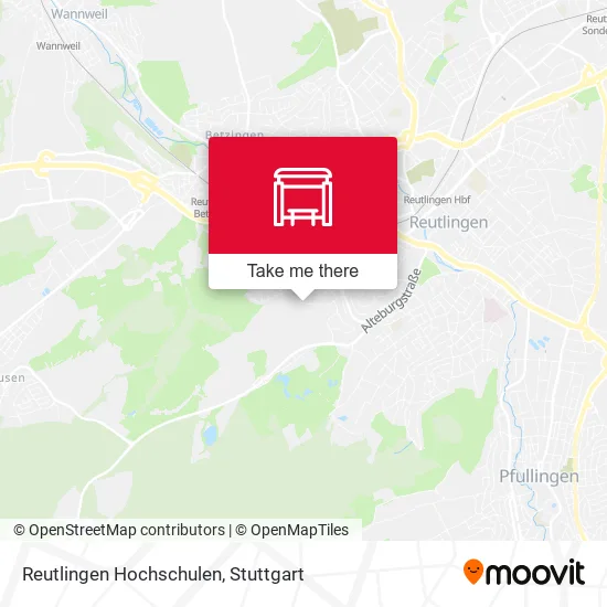 Карта Reutlingen Hochschulen