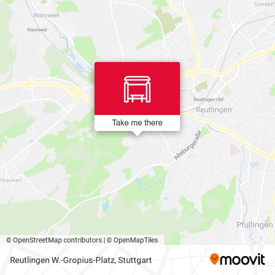 Reutlingen W.-Gropius-Platz map