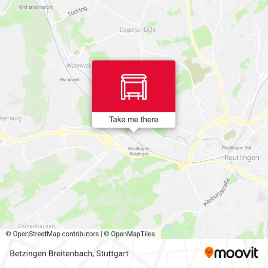 Карта Betzingen Breitenbach