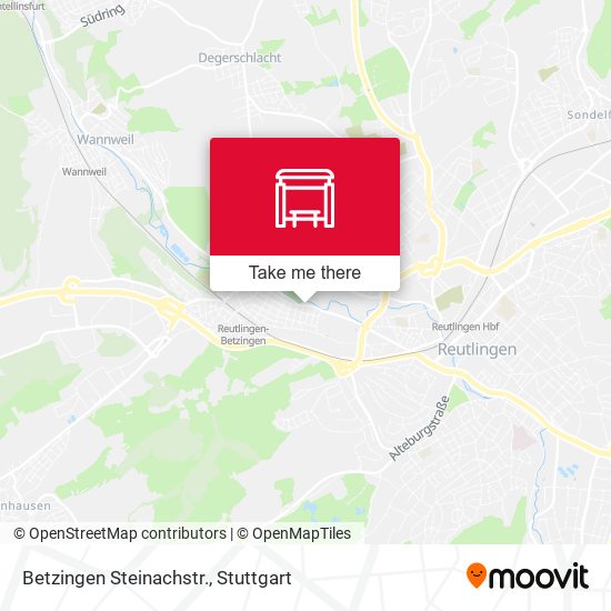 Betzingen Steinachstr. map