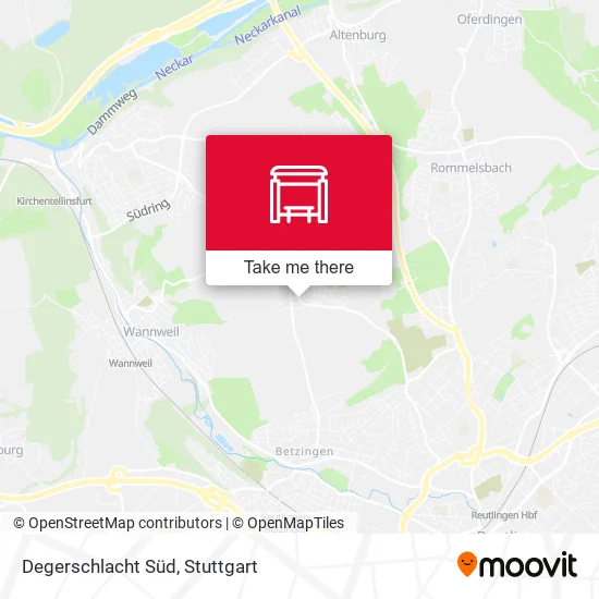 Карта Degerschlacht Süd