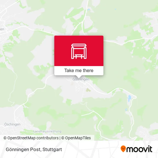 Карта Gönningen Post