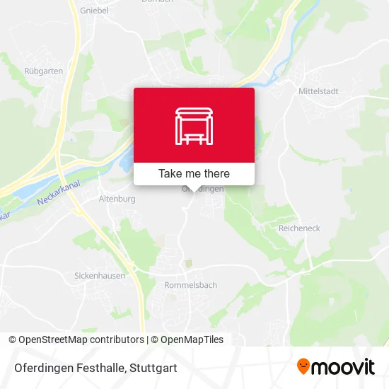 Карта Oferdingen Festhalle