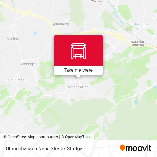 Карта Ohmenhausen Neue Straße