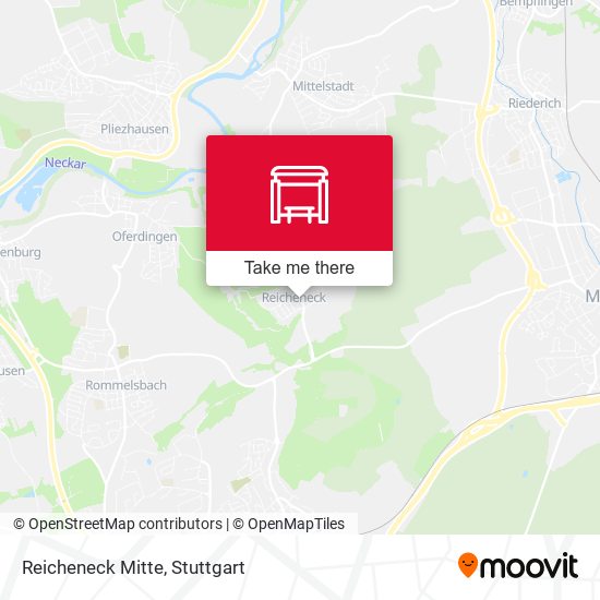 Карта Reicheneck Mitte