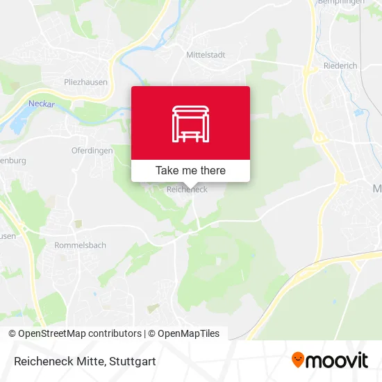 Reicheneck Mitte map