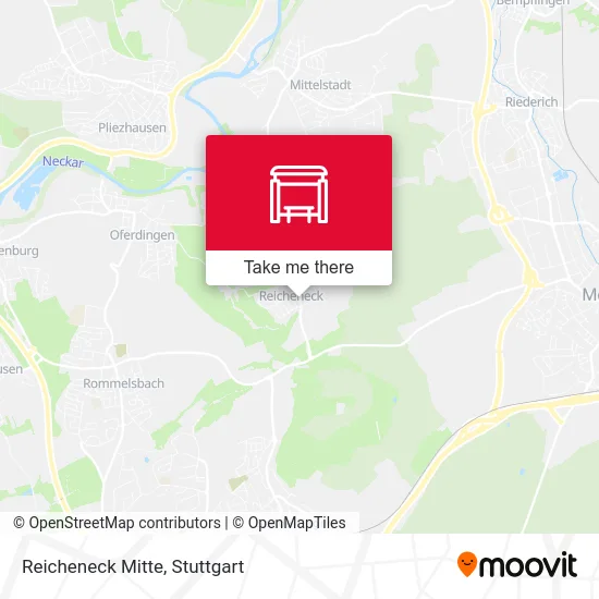 Карта Reicheneck Mitte