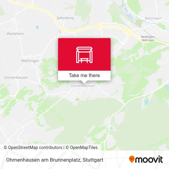Ohmenhausen am Brunnenplatz map