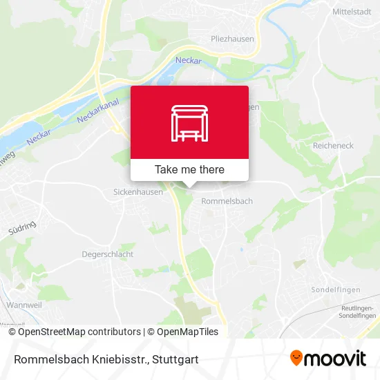 Карта Rommelsbach Kniebisstr.