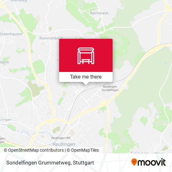 Карта Sondelfingen Grummetweg