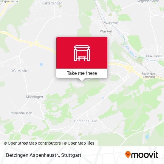 Betzingen Aspenhaustr. map