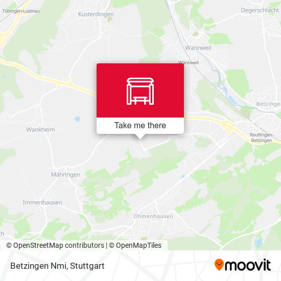 Карта Betzingen Nmi