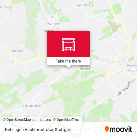 Betzingen Auchtertstraße map