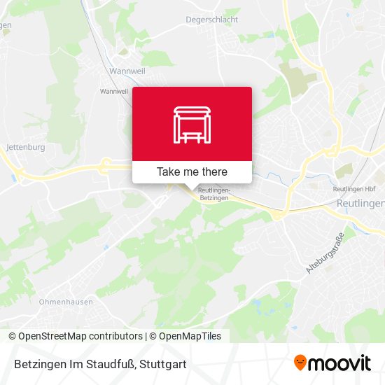 Betzingen Im Staudfuß map